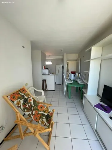Apartamento para Locação em Caucaia, Cumbuco, 2 dormitórios, 1 suíte, 1 banheiro, 1 vaga