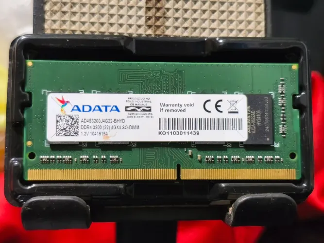 Memória RAM Notebook 4GB DDR4 3200MHz ADATA ? Ler Descrição (Oportunidade)