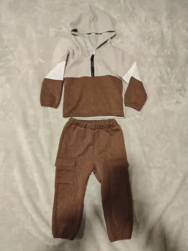 Conjunto moletom infantil tamanho 3 super aconchegante e quentinho 