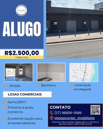Salas Comerciais para Locação  Avenida Abdo Saad, Jacaraípe, Serra-ES