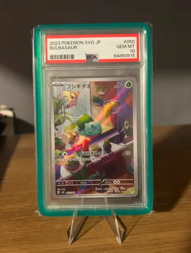 Carta Pokémon Svg Bulbasaur #050 JP PSA 10