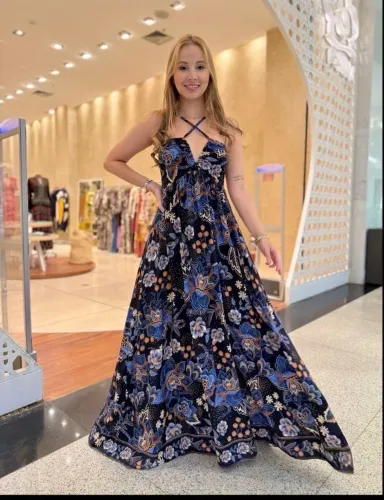 Vestido Farm noite florida