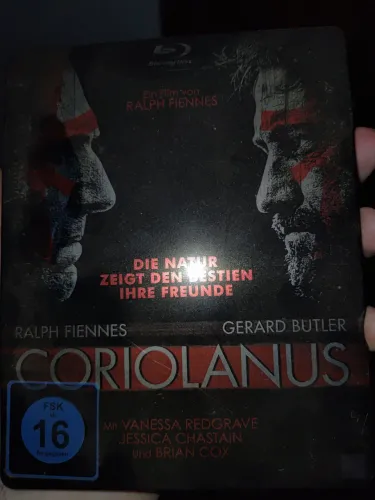 Bluray steelbook coriolanus região b versão alemã, (novo) conferir descrição