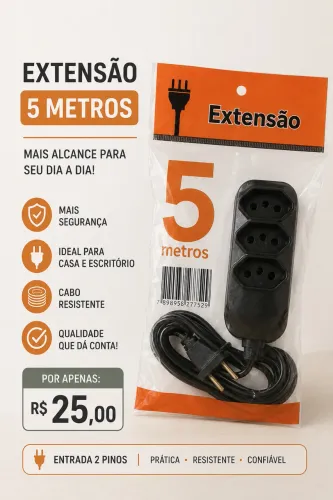 Extensão 5 metros