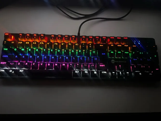 Teclado gamer mecânico, Goldtec