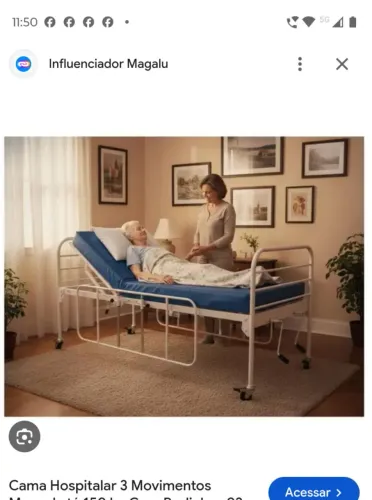 Alguma cama hospitalar pra doação ou emprestar