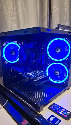 PC novo Ryzen 5, RX 580 8GB, Ssd 120Gb, HD 500GB, com garantia e brindes!