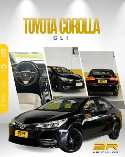 Toyota Corolla GLI Upper 1.8 Flex 16V Aut. 2018