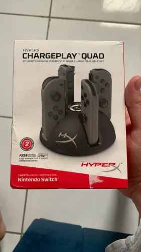 Vendo Hyperx Carregador Chargeplay Quad Nintendo Switch