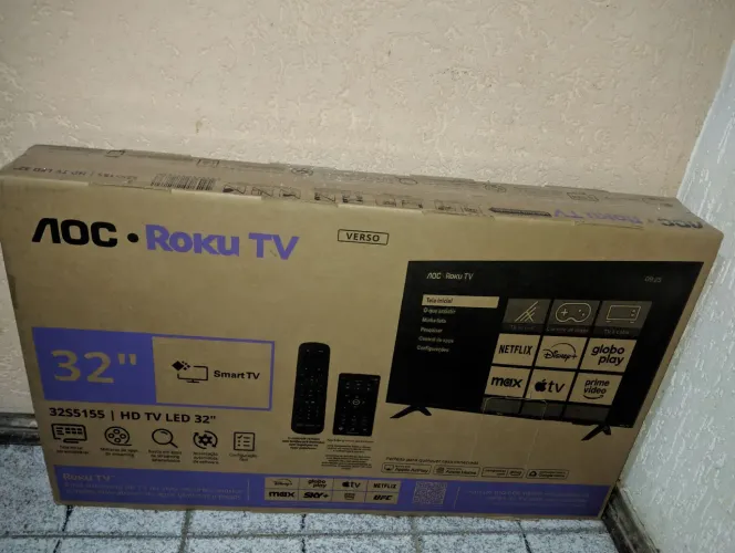Televisão Smartv Roku TV 32 polegadas