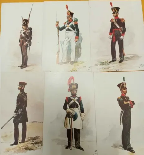 Cartão Postal Uniformes Militares De Portugal