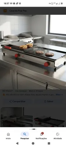 Chapa a gás