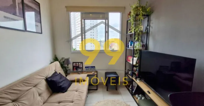 Apartamento para alugar 1 quarto 1 banheiro semi mobiliado 30m² a 600 metros Av Interlagos