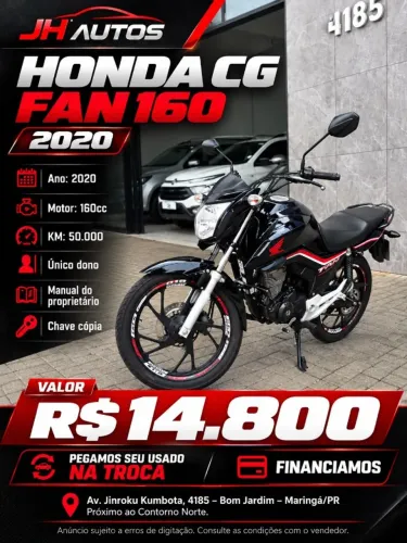 Honda CG 160 FAN Flex 2020
