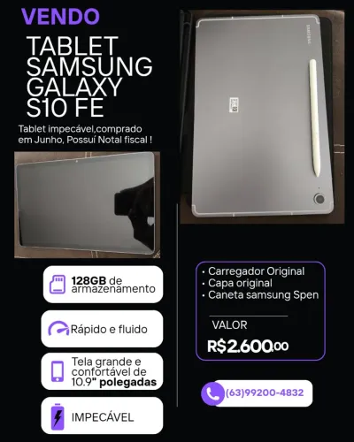VENDO SAMSUNG GALAXY TAB S10 FE