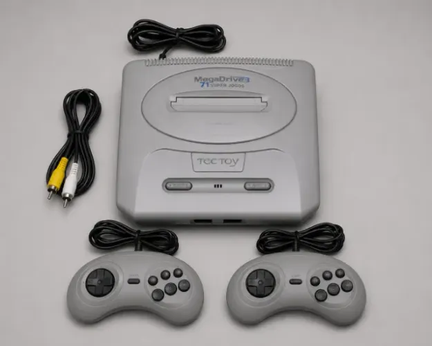 Mega Drive 3 Tectoy 71 Jogos Original 2 Controles 6 Botões