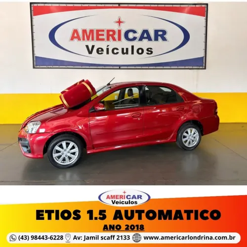 Toyota Etios XLS Sedan 1.5 Flex 16V 4P Aut. 2018
