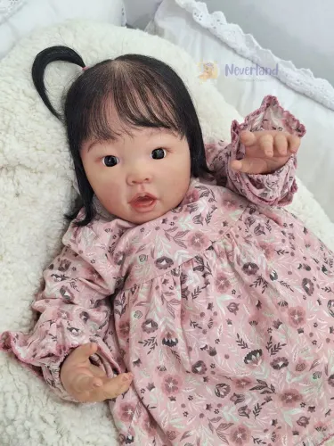 Bebê Reborn Mei Lien 53cm Asiática