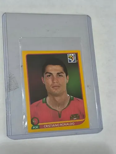 Figurinha do Cr7 versão suiça (swiss edition) da copa de 2010 na África do sul.