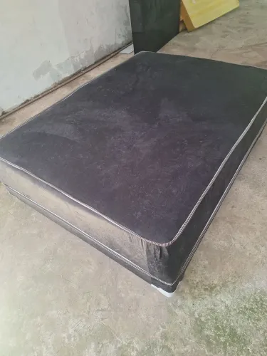 Cama box de mola conjugada casal