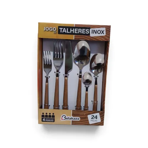 Kit talheres com 24 peças  