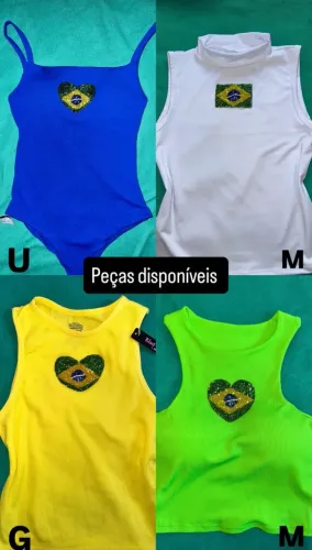 Vendo Blusas com o Tema Brasil/Copa do Mundo