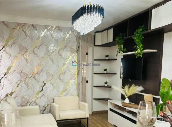 Apartamento à venda 1 dormitório 1 vaga no Brooklin (Metrô Campo Belo)