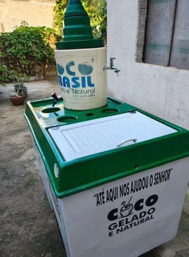 CARRINHO PARA VENDA DE ÁGUA DE COCO ?
