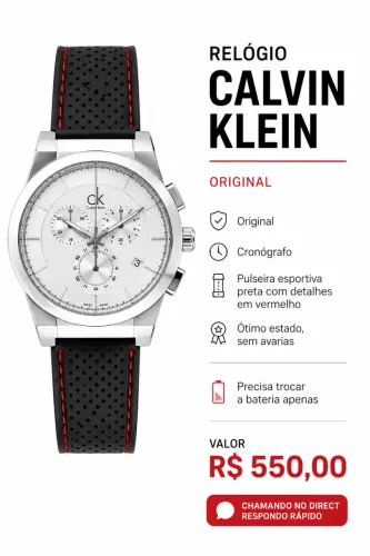 Relógio Calvin Klein original