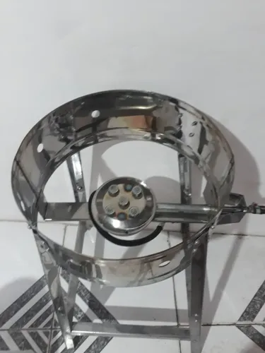 Fritadeira de 8 litros inox.