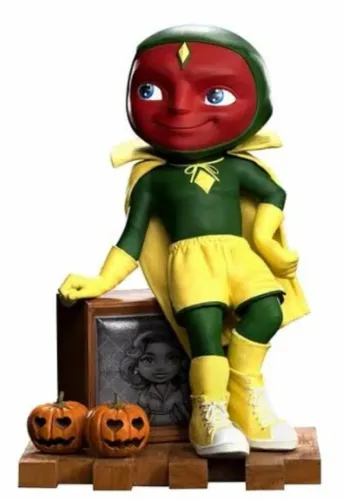 Estátua MiniCo Visão (halloween) - Wandavision - Iron Studios