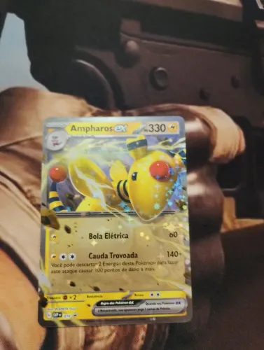 Carta Pokémon amparos ex em ótimo estado nunca saiu do eslivi
