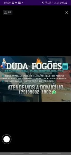 Conserto e Manutenção de Fogão Residencial e Industrial, Fornos e Cooktop.