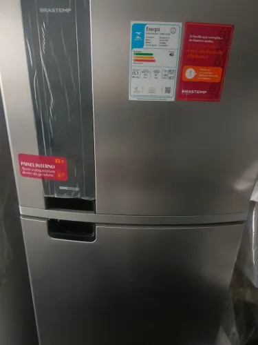 Geladeira Brastemp 385L Inox