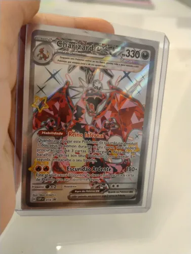Charizar EX carta oficial 