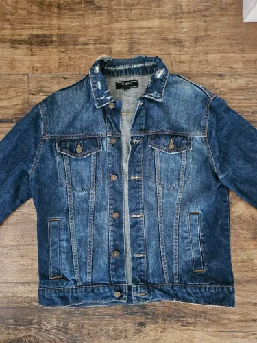 Jaqueta Trucker Denim Jeans M Forever 21