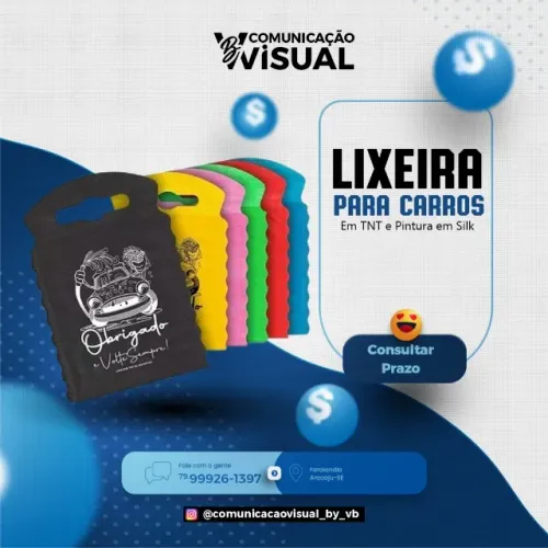 Lixeira para carros