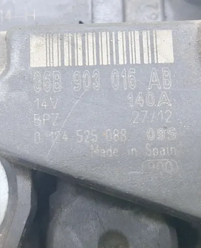 Alternador Vw Tiguan Tsi 2.0 2011/ 2012 Nº06b903016ab
