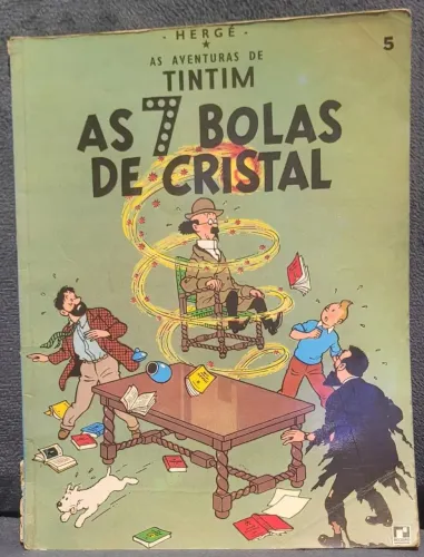 HQ - VINTAGE (1969/1970) - As Aventuras de TINTIM - As 7 Bolas de Cristal