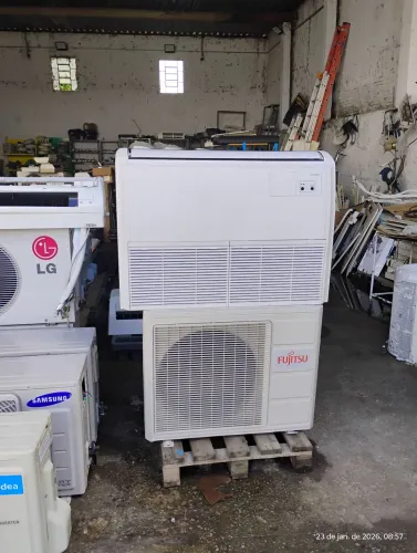 AR CONDICIONADO PISO TETO 19.000 BTU EVAPORADORA NOVA MOD RCP 18 C3P COND. USADA 220 V