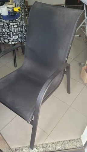 L213) Cadeira em Aluminio muito bem conservada==Aluminio Não enferruja=== MARCA GREEN HOUS
