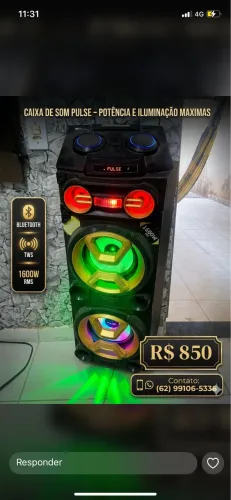 Caixa de som Pulse