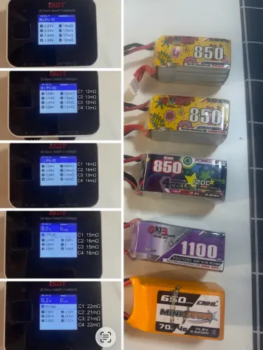 LOTE DE BATERIAS LIPO 4S PARA DRONE FPV