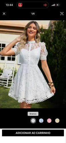 Vestido de casamento civil