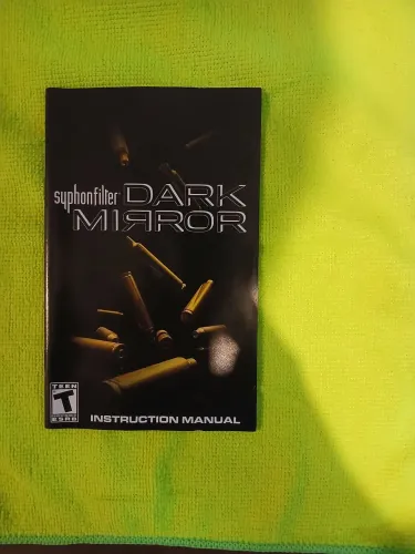 MANUAL DO JOGO SYPHON FILTER DARK MIRROR PARA PS2
