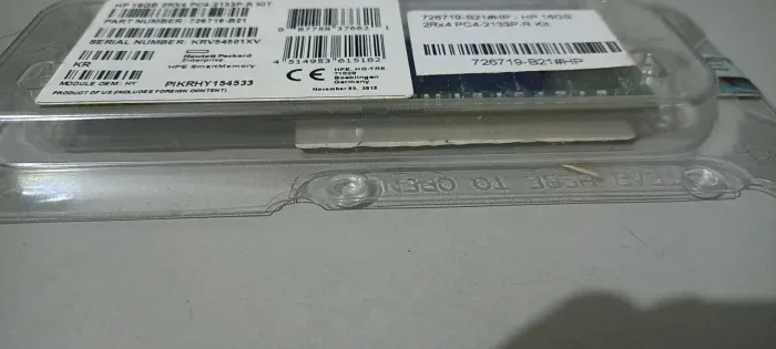 Memória ram 16gb lacarada