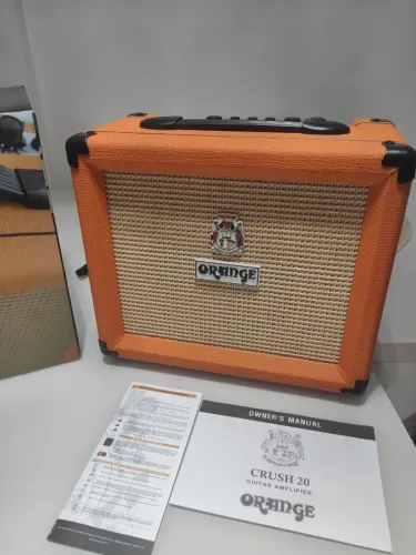 Amplificador Orange Crush 20 - Somente Venda - Fotos reais do amp