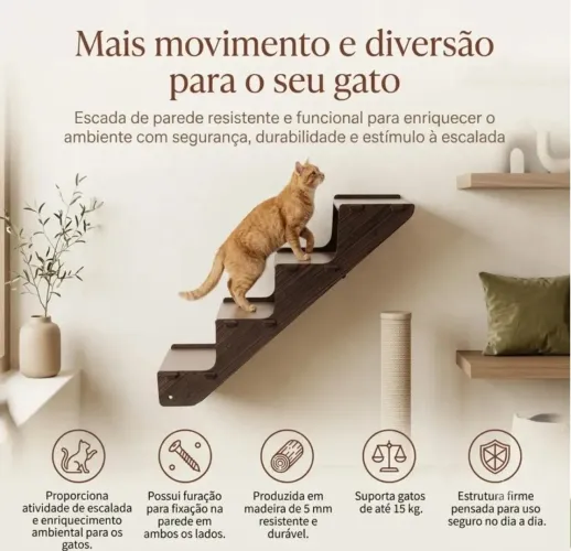 Escada para gato 