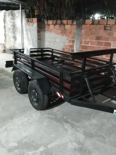 Carretinha fazendinha trucado 2 eixo PEGO MOTO E DOU VOLTA EM DINHEIRO