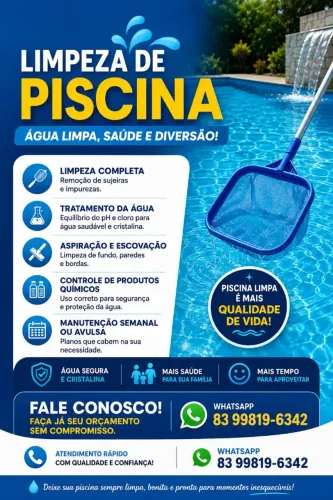 LIMPEZA DE PISCINA